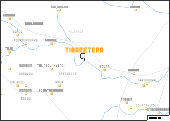 map of Tibaré Téra