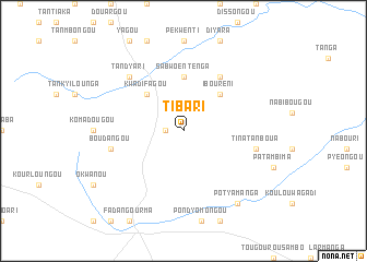 map of Tibari