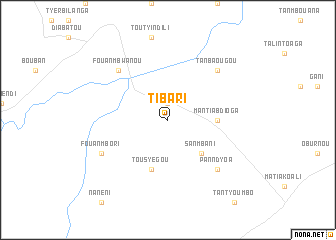 map of Tibari