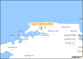 map of Tibatibananam