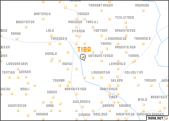 map of Tiba