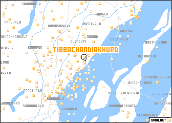 map of Tibba Chāndia Khurd
