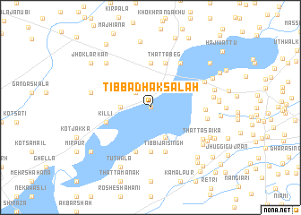 map of Tibba Dhak Salāh