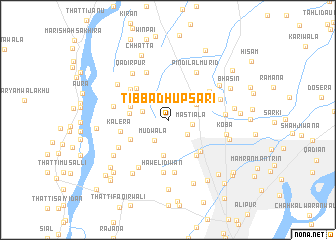 map of Tibba Dhupsāri