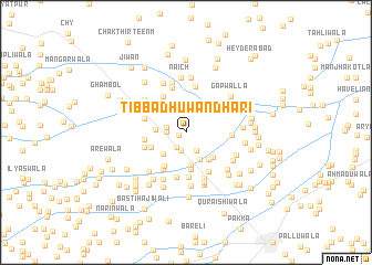 map of Tibba Dhuwān Dhāri