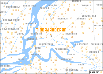 map of Tibba Janderān