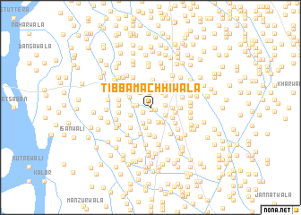 map of Tibba Māchhīwāla