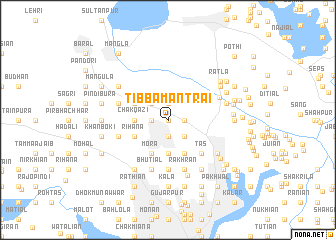map of Tibbamānt Rai