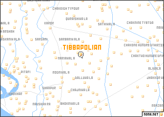 map of Tibba Poliān