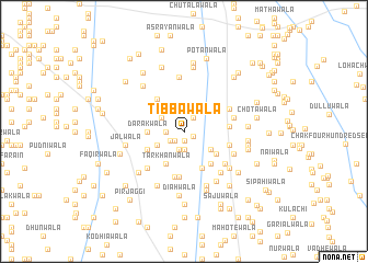 map of Tibbawāla