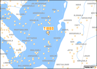 map of Tibba