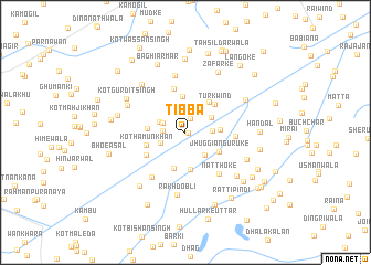 map of Tibba