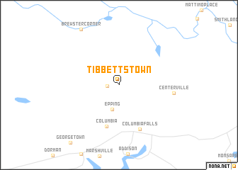 map of Tibbettstown
