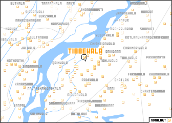 map of Tibbewāla