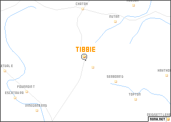 map of Tibbie