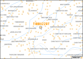 map of Tibbi Izzat