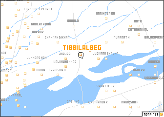 map of Tibbi Lāl Beg