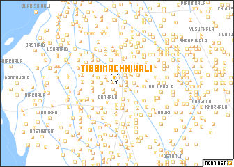 map of Tibbi Māchhīwāli