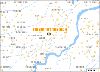 map of Tibbi Mahtāb Singh