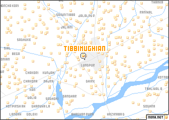 map of Tibbi Mughiān