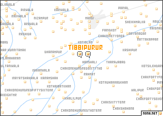 map of Tibbīpur