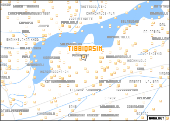 map of Tibbi Qāsim