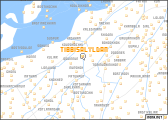 map of Tibbi Salyldān