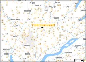 map of Tibbi Shaikwān