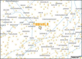 map of Tibbiwāla