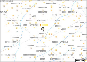 map of Tibbi