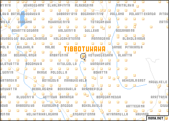 map of Tibbotuwawa