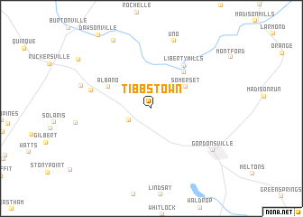 map of Tibbstown
