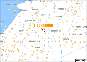 map of Tib Chauhān