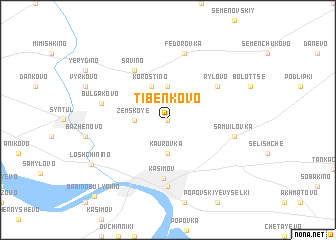 map of Tiben\