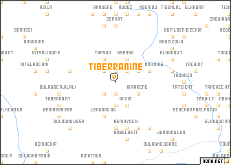 map of Tiberranine