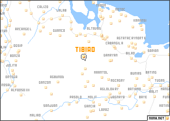 map of Tibiao