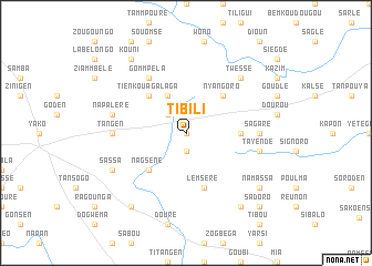 map of Tibili