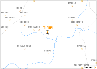 map of Tibiri