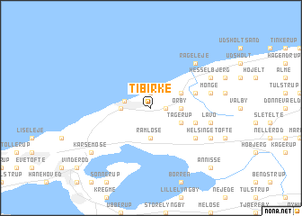 map of Tibirke