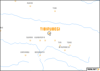 map of Tibirubegi