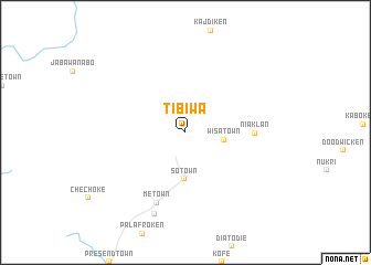 map of Tibiwa