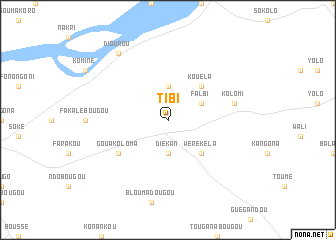 map of Tibi