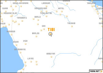 map of Tibi