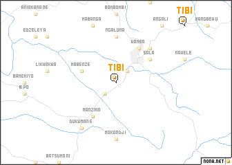 map of Tibi