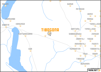 map of Tibogona