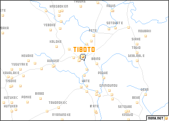 map of Tiboto