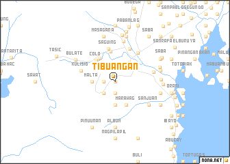 map of Tibuangan