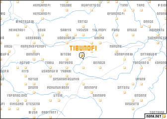 map of Tibunofi