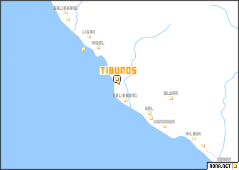 map of Tiburos