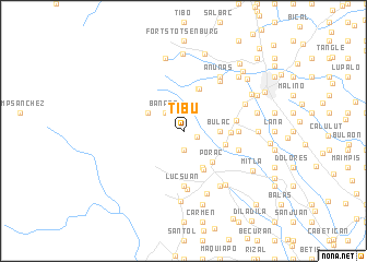 map of Tibu